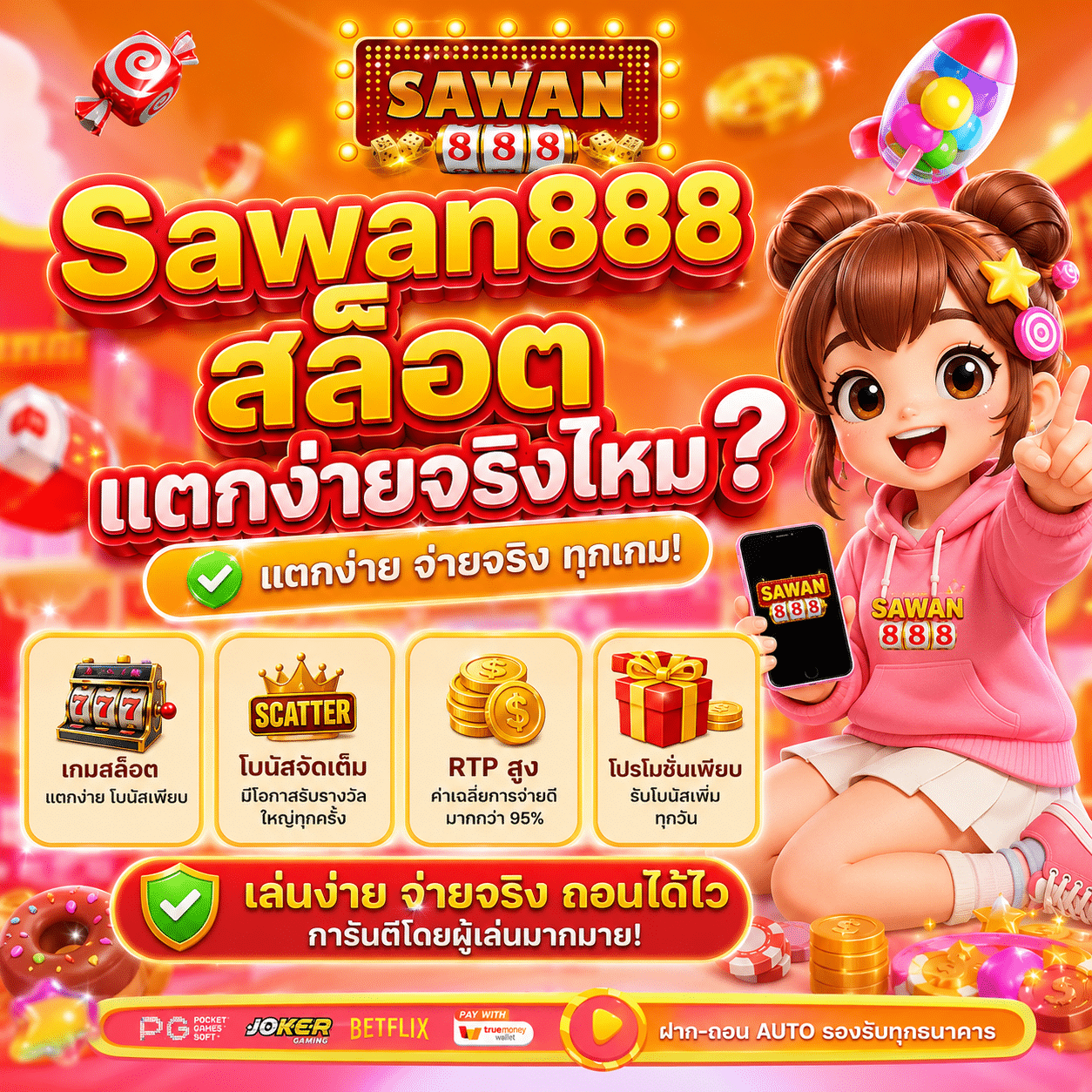 Sawan888 สล็อตแตกง่ายจริงไหม?